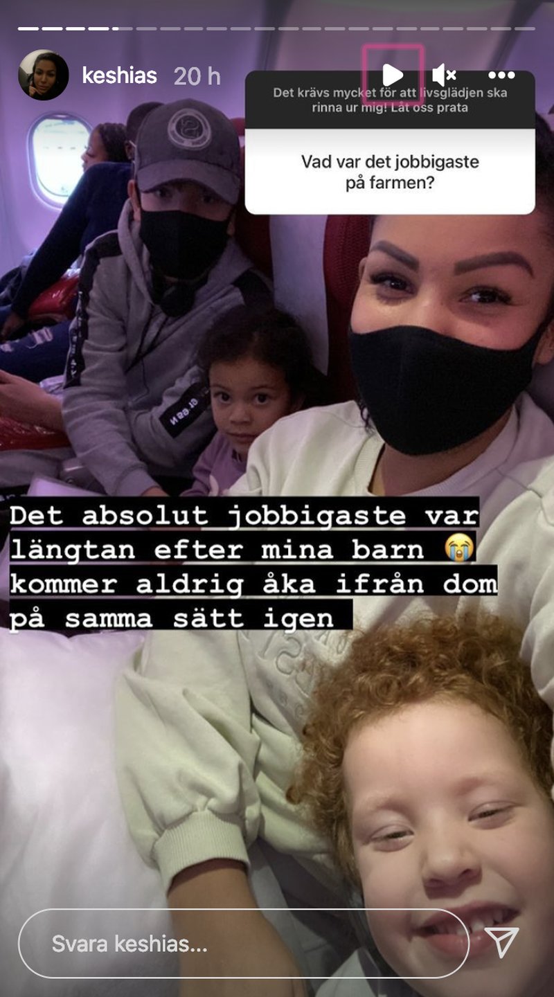 Det var jobbigast för Keshia på Farmen Det var jobbigast för Keshia på Farmen